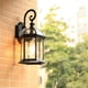 thumbnail image 3 of Lámparas de pared para exteriores, color negro, 15.35 pulgadas de alto, farol de pared exterior, aplique impermeable, luces de porche, montaje en pared para puerta de garaje de casa, listado ETL Fason CZJJ-HY127, 3 of 7