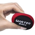thumbnail image 3 of Pelota de agua que rebota para jugar en la playa o en la piscina negro rojo, 3 of 9