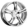 thumbnail image 2 of 15x7 Pacer 786C Ideal Chrome Plated Wheel 5x100 (42mm), 2 of 2