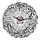 thumbnail image 2 of Reloj de pared de de caligrafía islámica de acrílico religioso decoración de dormitorio de habitación de guardería musulmana Borde negro Colco Reloj de pared, 2 of 8