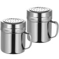 thumbnail image 1 of BESTONZON - 2 recipientes herméticos de acero inoxidable para condimentos, con asa, para cocina, restaurante y hogar., 1 of 6