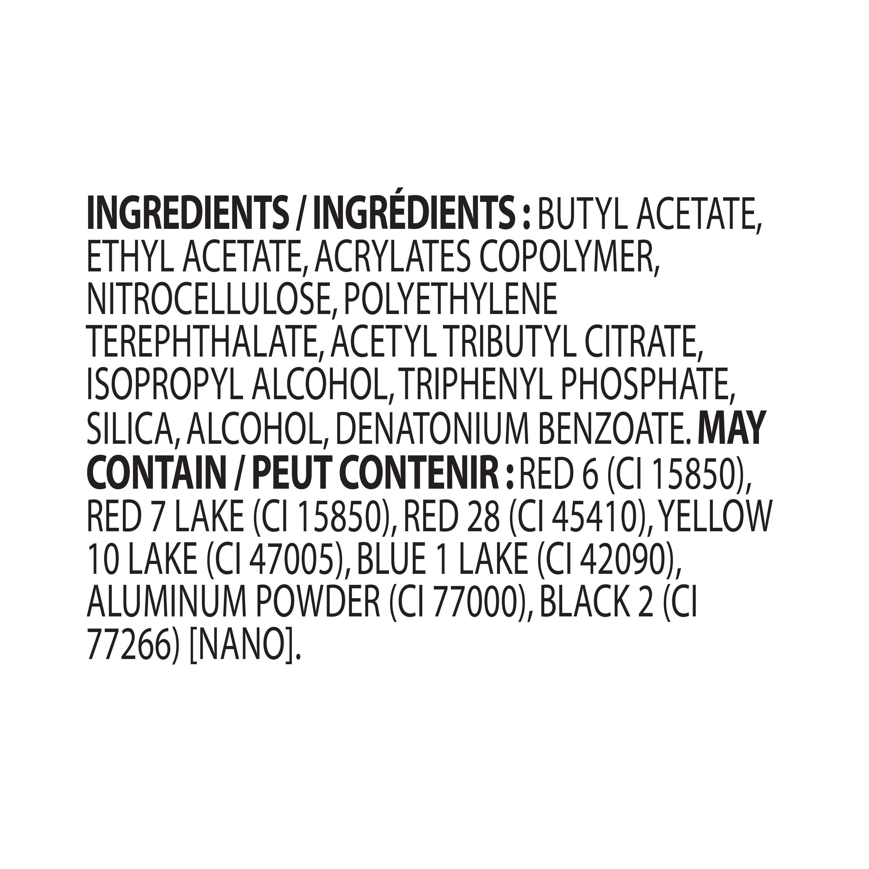 L.A. COLORS Glitter Vibes Nail Polish, Party Time, 0.44 fl oz