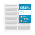 thumbnail image 1 of Tapa de ventilación Return Air Rejilla 50x50 cm Aluminium Air 360, 1 of 8