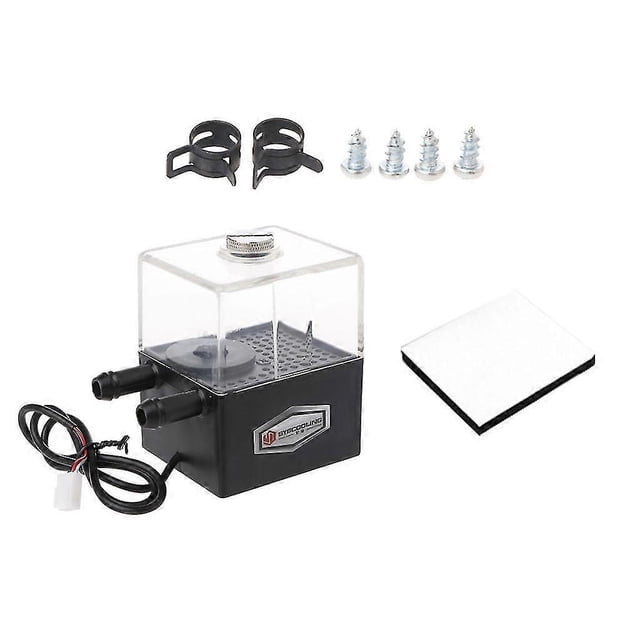 Bomba de agua sumergible pequeña de 12 voltios para camping, enfriador evaporativo casero para PC y CPU.