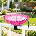 thumbnail image 4 of Uklsqma Outdoor Solar Bird Bath Fountain for Backyard Garden Courtyard, Metal Basin with Solar Panel Power Cord, Mini Flowing Water Feature, 1 Piece, 4 of 5