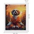 thumbnail image 2 of Diamond Art Kits for Adults, Cartoon Puppy SunsetDiamond Painting Kits for Beginners, Frameless Round 5D Full Drill Diamonds Art Gem Art Crafts Home Decor Gifts, 2 of 8