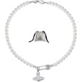 thumbnail image 1 of LAICAIW Collier Saturne Cristal Strass Collier Saturne, Collier Ras-du-Cou Perle pour Femmes Collier Planète Est des Cadeaux Parfaits pour Femmes Filles, 1 of 6