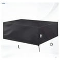 ZHANGHU Outdoor Couch Cover Waterproof,87x28x30in 600D Heavy Duty Patio