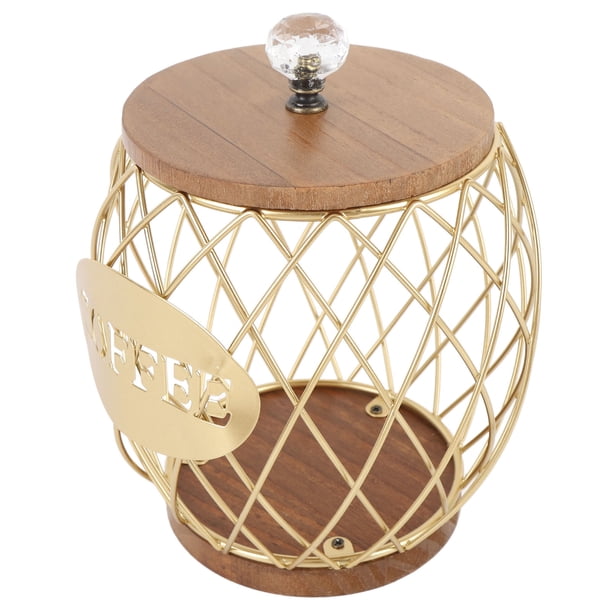 Soporte Para Cápsulas De Café De Hierro, Organizador De Cápsulas, Cesta De Almacenamiento Para Cápsulas De Café, Contenedor Para Cápsulas K, Cesta De Almacenamiento De