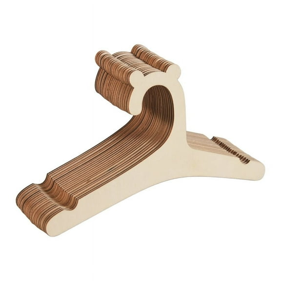 20PCS Baby Wooden Clothes Hanger Baby Hanger Rack