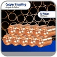 thumbnail image 6 of Appli Parts AP-A078B10 7/8 in Wrot Copper Coupling fitting CxC Sweat connections for refrigeration, air conditioning and plumbing applications ACR and Type L copper pipe (10 x Bag), 6 of 7