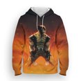 thumbnail image 3 of Sudadera con capucha para hombre con estampado 3D de Marvel Wolverine, estilo hip hop callejero, informal, para deportes al aire libre, fitness, moda para hombre, 3 of 4