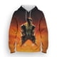 thumbnail image 4 of Sudadera con capucha para hombre con estampado 3D de Marvel Wolverine, estilo hip hop callejero, informal, para deportes al aire libre, fitness, moda para hombre, 4 of 5