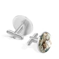 thumbnail image 3 of Deer Elegant Dress Shirt Stainless Steel Cufflinks for Men, Formal Occasions, 3 of 6