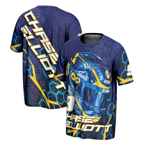 Youth ProSphere Blue Chase Elliott Napa Driver Helmet T-Shirt