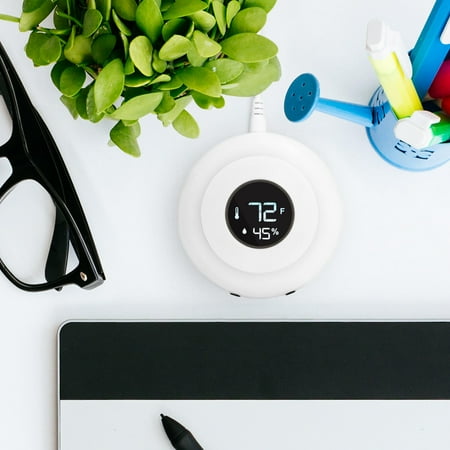LittleHippo - Kelvin Room Thermometer and Night Light - WHITE