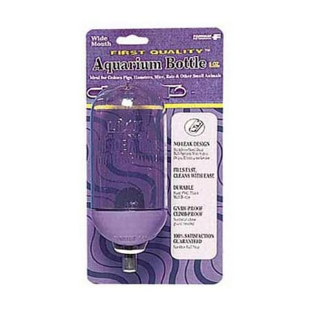 First Quality Wide Mouth Aquarium Bottle for Small Animals, 5 oz