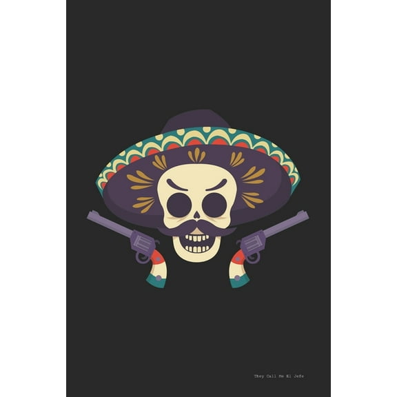 They Call Me El Jefe : 120 Pages I 6x9 I Karo (Paperback)