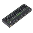 thumbnail image 1 of MIX1000 Low Noise 10 Channel Line Mixer, 10 Stereo Channel Mini Audio Mixer with RGB Light, 10 Input 1 Output, Stereo Mono Switching Mixer for Guitar Keyboard Drum Stage, 1 of 7