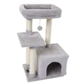 thumbnail image 1 of Lindo árbol para gatos para interiores, torre para gatos, condominio, sisal, postes rascadores con plataforma de salto, muebles para gatos, centro de actividades, casa de juegos, gris, 1 of 7