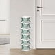 thumbnail image 4 of Zapatero Multicapa para El Hogar | Estante de Almacenamiento de Plástico Que Ahorra Espacio | Material Abs Duradero con Gran Capacidad de Carga | Diseño Apilable y Ajustable | Organizador Ventilado y, 4 of 6