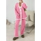 thumbnail image 4 of Conjunto Coordinado PRETTYGARDEN Cardigan Rosa y Pantalones Talla M, 4 of 8