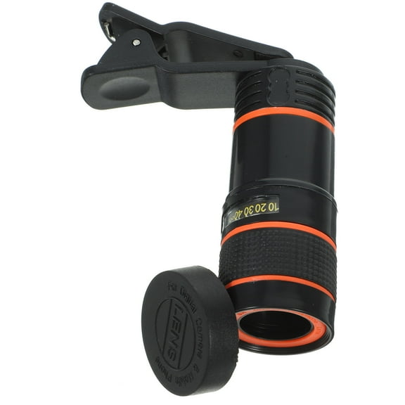 STOBOK 1Set Black High Definition Phone Camera Lens with Clip on for Clear Macro Shots