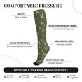 thumbnail image 3 of Lsque Birds Wild Ducks Pattern Sport Compression Socks for Men & Women 15-20 mmHg Knee High Nurse Pregnant Running Medical and Travel Athletic, 3 of 6