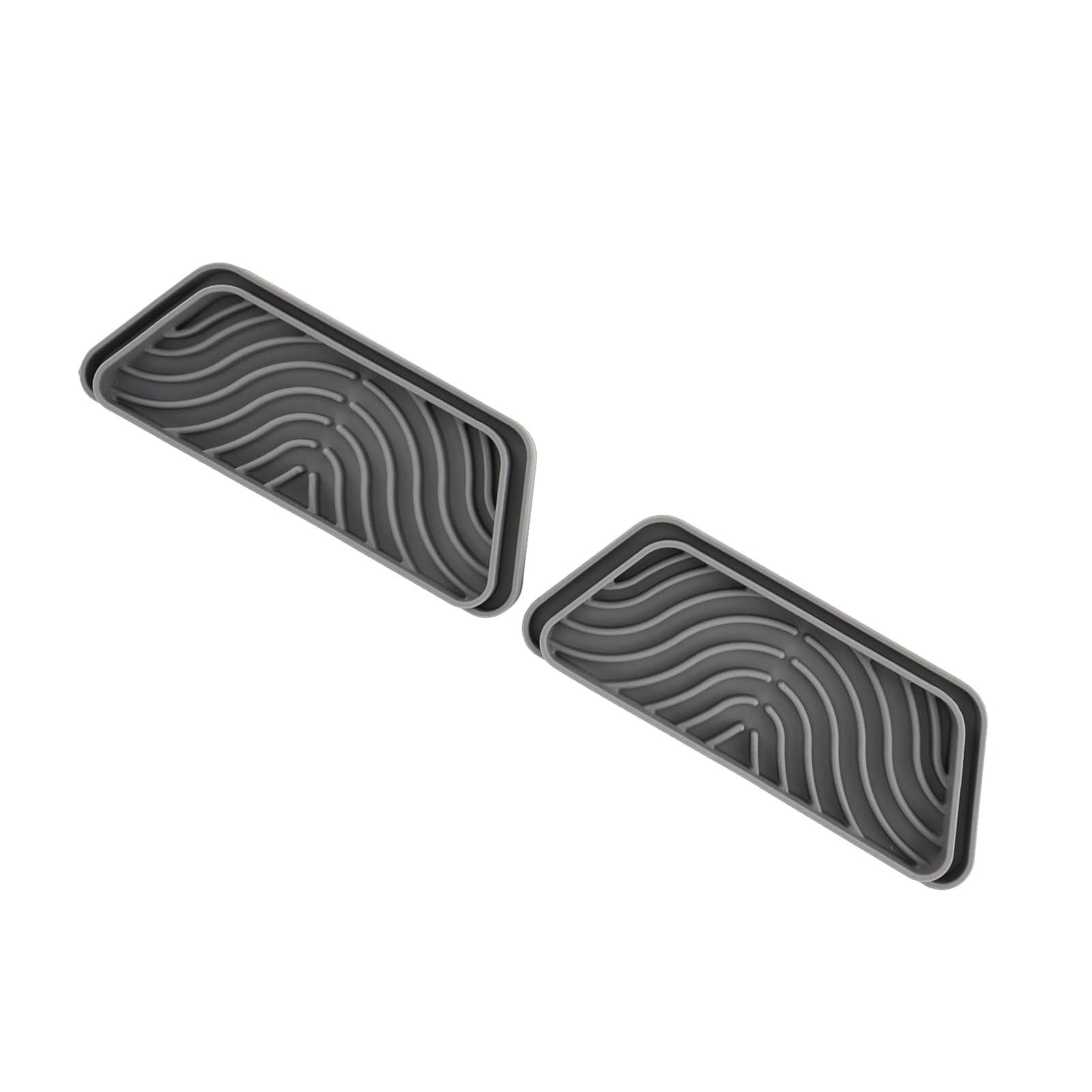 Refrigerator Drip Catcher Tray, Reusable Silicone Refrigerator Water Drip Tray Catcher Anti Slip  For Household Use