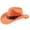 Yellow, variant on TIANZEN Western Cowboy Hat With Curved Brim For And Outdoor Adventure Travel Riding Country Style Tan Hat