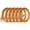 Orange, variant on Cat6 Ethernet Cable 1ft, 6-Pack Blue - Flat High-Speed Network Cables for Gaming, Streaming, Router, Modem, PC, PS5, Xbox - Durable & Space-Saving Design