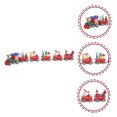 thumbnail image 4 of CTIRCHIU 2Pcs Xmas Train Set Model Train Set For Toddlers Christmas Party Adornment 15x3x1.6in, 4 of 8