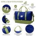thumbnail image 5 of Gynky Travel Duffle Bag Weekender Bags for Women with Shoe Compartment Carry on Overnight Bag Gym Duffel Bag with Wet Pocket Hospital Bags for Labor and Delivery, 5 of 8