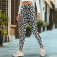 thumbnail image 4 of Renewold String Lights Colorful Leggings for Women with Pockets Buttery Soft Running Pants High Waisted Spandex Graphic Leggings Thick Essential Pants Scrunch Butt Lifting, L, 4 of 8