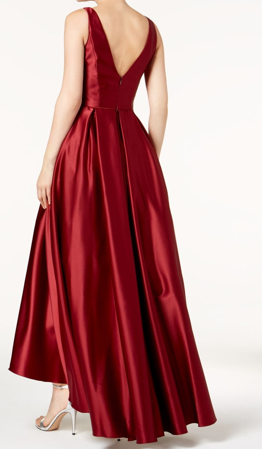 betsy and adam burgundy gown