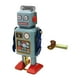 thumbnail image 2 of Robot , juguete de hojalata coleccionable, figura de hojalata, juguete para decoración del hogar, juguete de fiesta, regalo de cumpleaños, 2 of 9