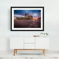 thumbnail image 2 of Wiedner Gürtel - Vienna Austria Photography Cityscape Architecture Nightlife Skyline Street Photography Modern Art Black Framed Wall Art Print 5 x 7 inches, 2 of 4