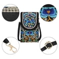 thumbnail image 5 of Cell Phone Bag, Retro Embroidery Crossbody Purse, Small Vintage Canvas Handbag Shoulder Bag for Women, Fits for iPhone Xr Xs Max Samsung, 5 of 8