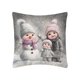 thumbnail image 1 of Funda decorativa festiva para sofá, sillón, sala de estar y hogar con diseño de muñeco de nieve y Papá Noel, 1 of 6