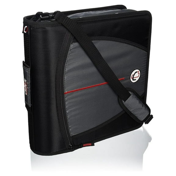 The Mighty Zip Tab 3-Ring Zipper Binder | Black (D-145)