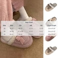 thumbnail image 4 of Agkizg Womens Fuzzy Slippers, House Slippers, Decorative Fuzzy Lined House Slippers Multi Size Warm Plushes Comfortable Casual Indoor Winter Slippers, 4 of 7