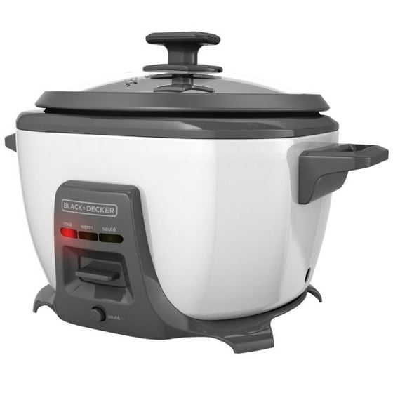 BLACK+DECKER 14Cup Rice Cooker with Sauté, White, RCS614