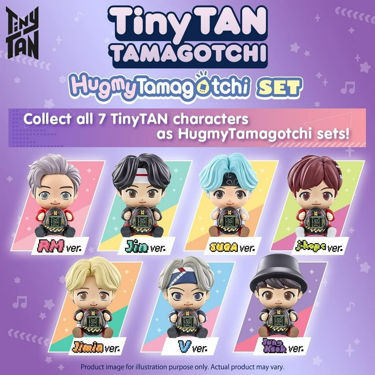 BTS TinyTAN V Hugmy Figure with Tamagotchi Nano