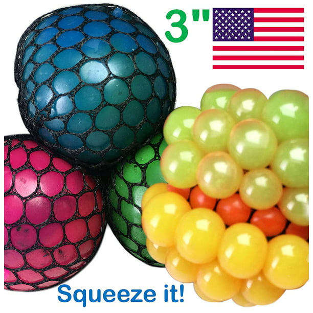 Politieagent Niet meer geldig Nevelig 12/pk Assorted Color Mesh Squishy Stress Relief Balls Tear-Resistant  Non-toxic, Color May Vary - Walmart.com
