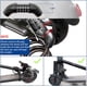 thumbnail image 4 of Candado para bicicleta, candado de combinación reiniciable de 5 dígitos de alta seguridad, candado de cable resistente con soporte de montaje (negro) Rojo Verde, 4 of 5