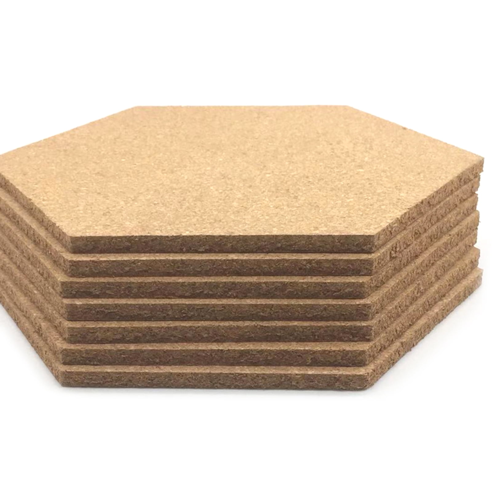 8pcs/set Cork Wood Board Self Adhesive DIY Office Bulletin Notice Message Boards