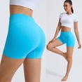 thumbnail image 4 of KEFIRLILY Women's High Waisted Yoga Shorts - 4-Way Stretch Compression with Anti-Ride Up for Running & Gym, 4 of 7