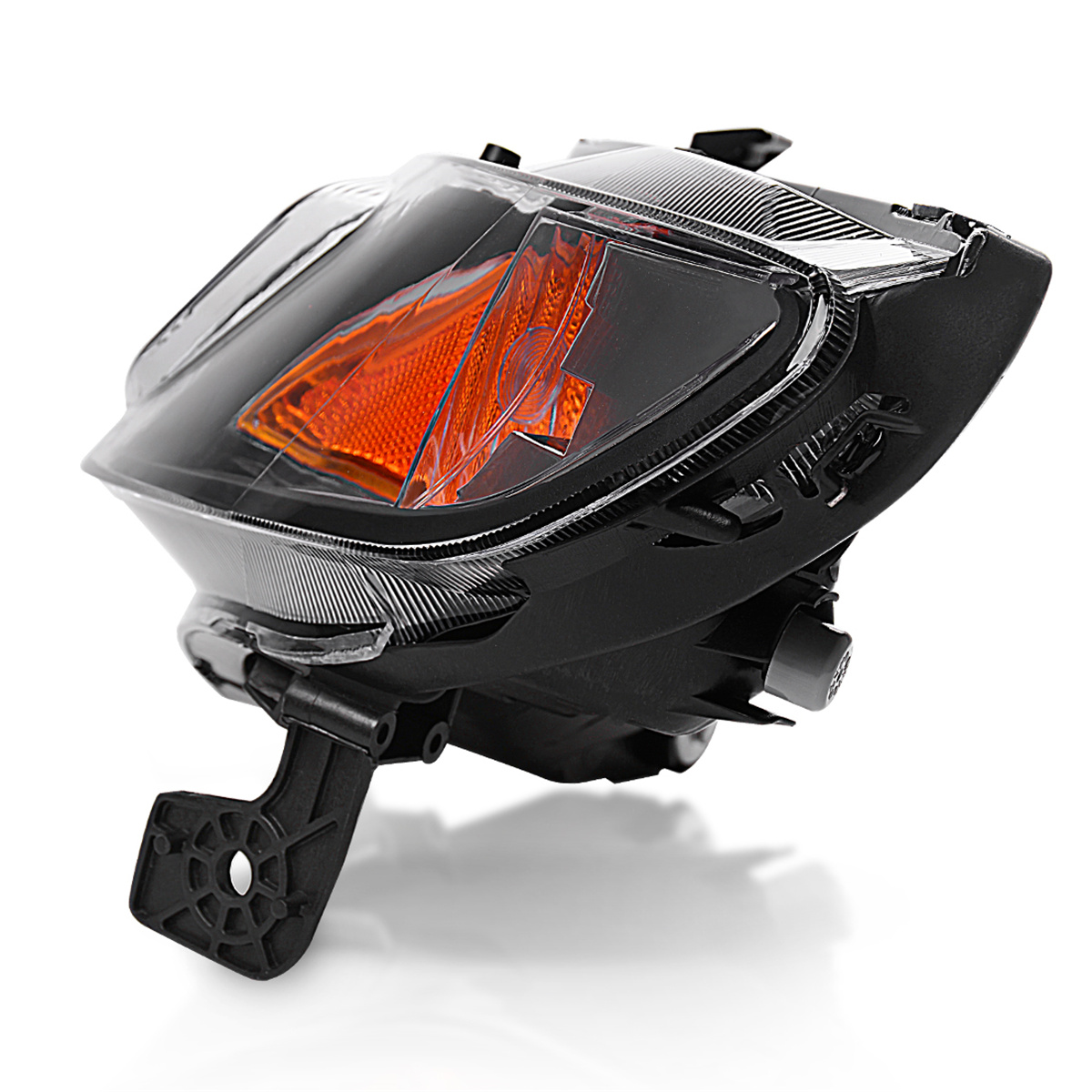 RVNI Headlights Assembly for 2006-2011 Honda Civic Sedan 4Dr Black Headlamps Pair Set