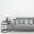 thumbnail image 3 of Ambesonne Tropical Throw Pillow Cover 4 Pack, Palm Trees Coastline, 18", Coconut and Blue, 3 of 7