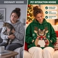 thumbnail image 6 of Shadoumai Pet Pouch Hoodie, Pet Sling Hoodie with Large Kangaroo Pouch, Soft Carrier Christmas Sweatshirt for Small Dogs and Cats, Hands Free Pet Travel Wear, 6 of 6